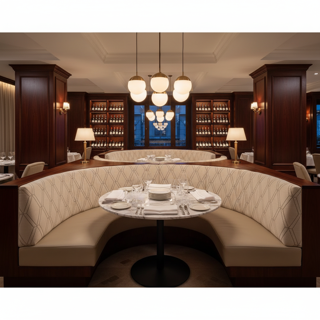 Stone Haven - Cloud Upholstered Banquette | Architectural Fabrics