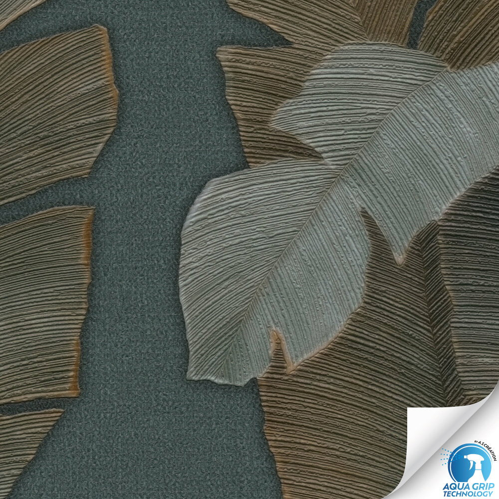 Designdrop Teal Wallcovering | AS Creation