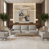 Vivace Reef - Helium Upholstered Sofa | Architectural Fabrics