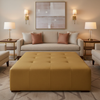 Maho Bay - Canary Upholstered Ottoman | Architectural Fabrics