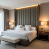 Vieques - Greystone Upholstered Headboard | Architectural Fabrics