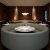 Marigot - Porcelain Upholstered Banquette | Architectural Fabrics