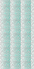 Dalia Stripe Damask Wall Paper - Teal Newspaper Print - Pattern