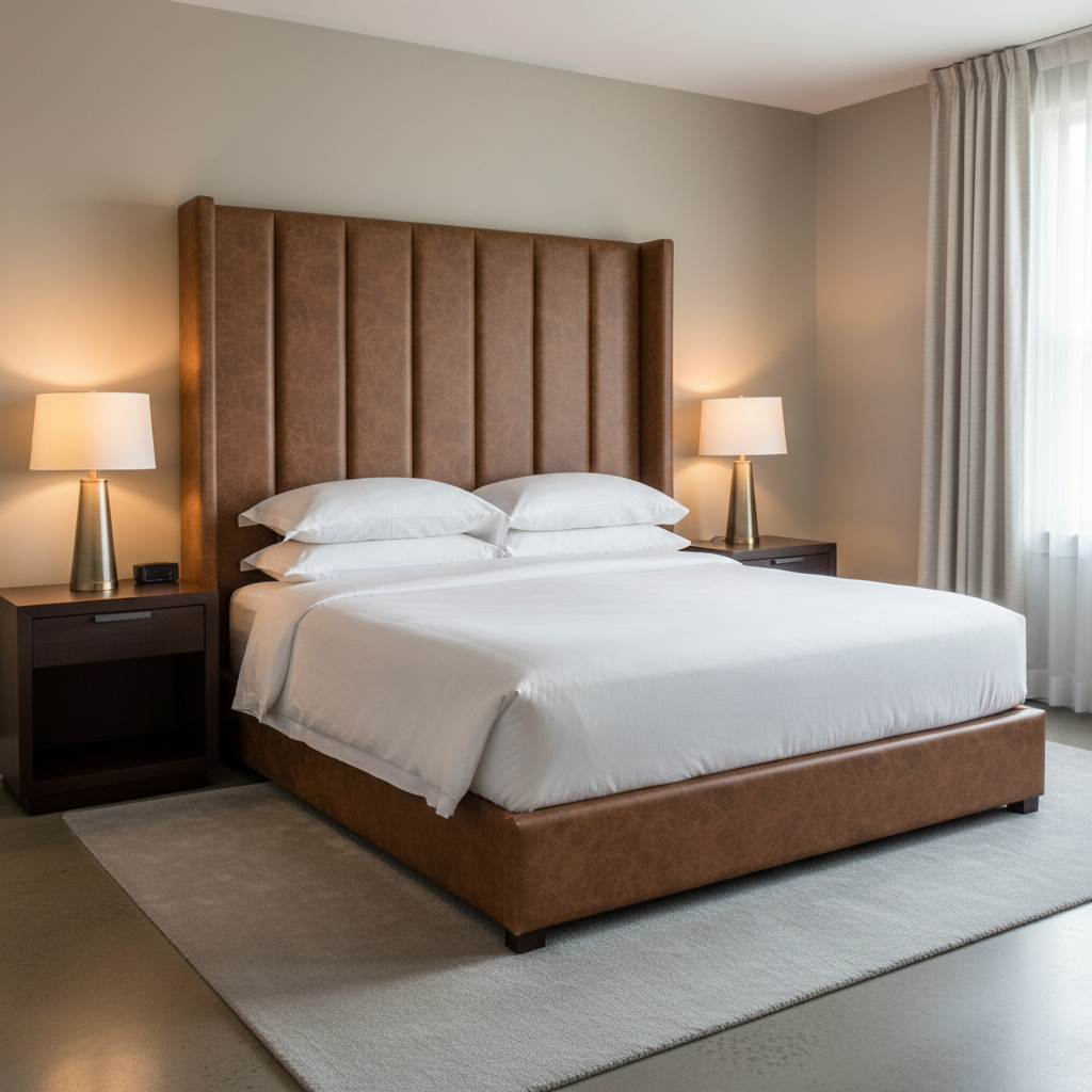 Trunk Bay - Arabica Upholstered Headboard | Architectural Fabrics