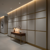 Fine Woven Texture Soft Gray Upholstered Wall Panel | Architectural Fabrics
