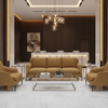 Maya Riviera - Buff Upholstered Sofa | Architectural Fabrics