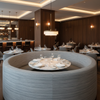Pigeon Island - Comet Upholstered Banquette | Architectural Fabrics