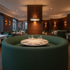 Linen Island - Aegean Upholstered Banquette | Architectural Fabrics