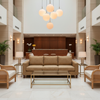 Rattan Bay - Coffee Upholstered Sofa | Architectural Fabrics