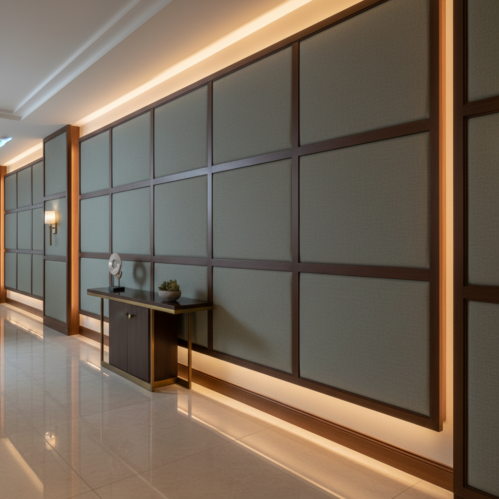 Pinnacle Rock - Laurel Upholstered Wall Panel | Architectural Fabrics