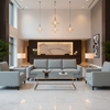 Quintana Bay - Sea Mist Upholstered Sofa | Architectural Fabrics