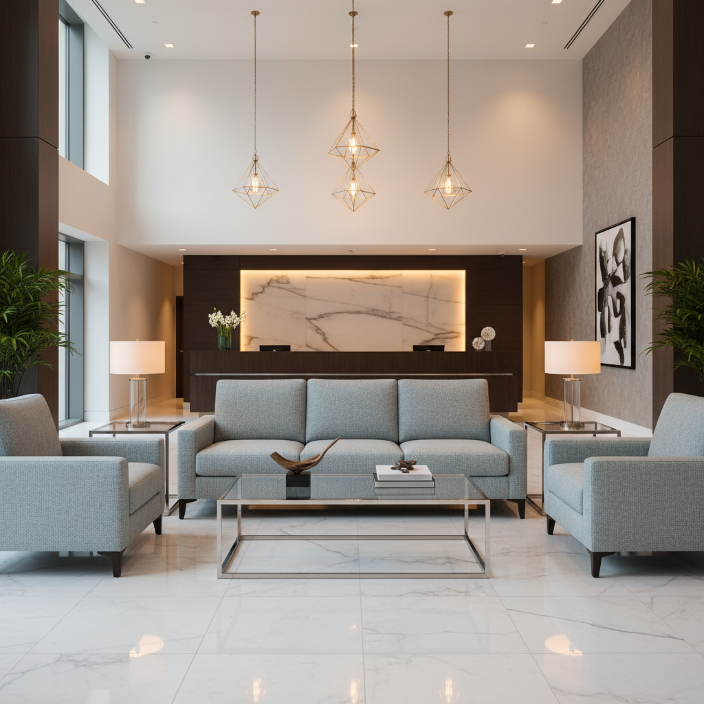 Quintana Bay - Sea Mist Upholstered Sofa | Architectural Fabrics