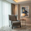 Stone Haven - Midnight Upholstered Chair | Architectural Fabrics