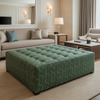 Pelican Cay - Rhine Upholstered Ottoman | Architectural Fabrics