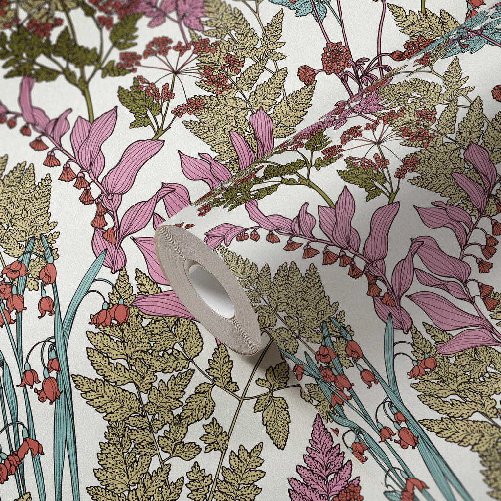 Floral Impression Cream Wallcovering | AS Creation