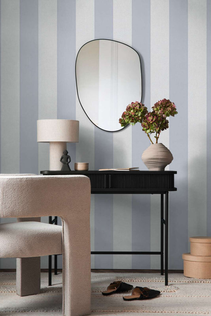 Pure Elegance Light Blue Wallcovering | AS Creation