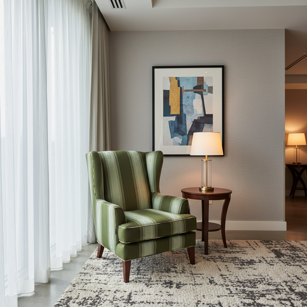 Front Royal Meadow Upholstered Chair | Architectural Fabrics