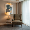 West End - Truffle Upholstered Chair | Architectural Fabrics
