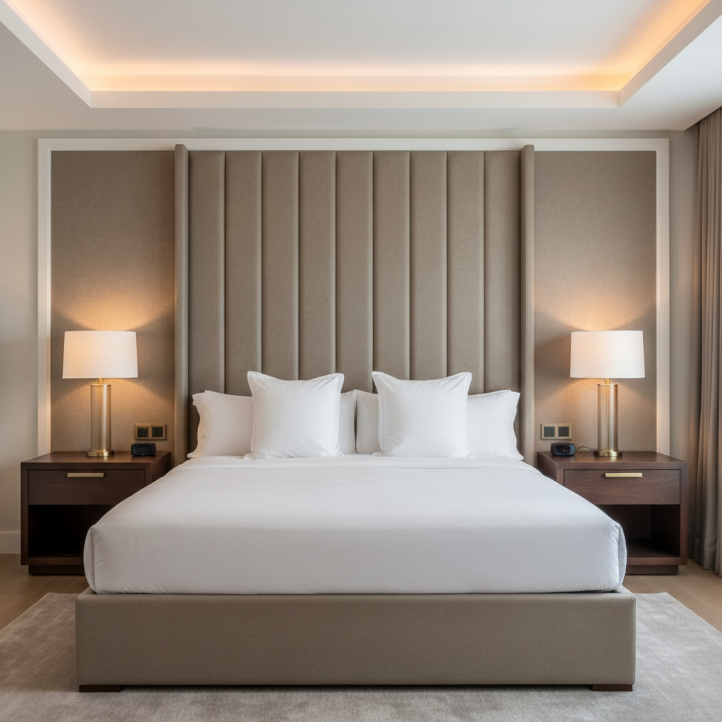 Kralendijk - Shell Upholstered Headboard | Architectural Fabrics