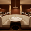 Stingray City - Parchment Upholstered Banquette | Architectural Fabrics