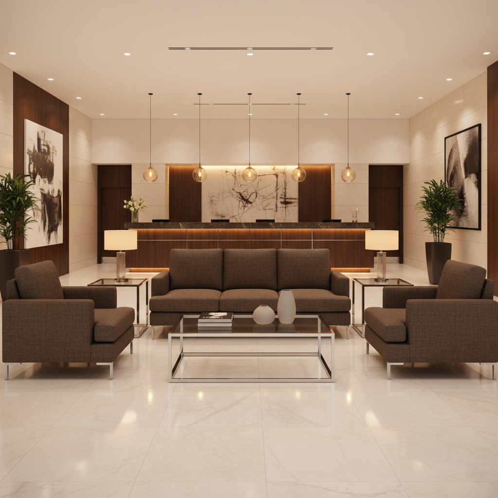Woven Linen Texture Rich Umber Upholstered Sofa | Architectural Fabrics