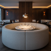 Tweed Bay - Porcelain Upholstered Banquette | Architectural Fabrics