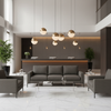 Linen Island - Cinder Upholstered Sofa | Architectural Fabrics