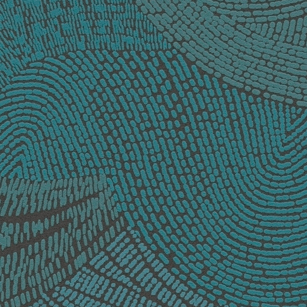 French Affair Teal Wallcovering | AS Creation