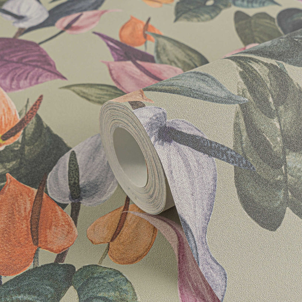 Anna D Andrea Sage Green Wallcovering | AS Creation