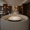 St. Eustatius - Dew Upholstered Banquette | Architectural Fabrics