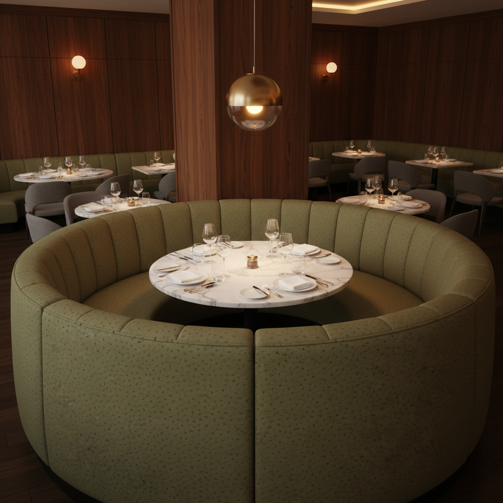 Big Bird - Big Bird Performance Vinyl Upholstered Banquette | Architectural Fabrics