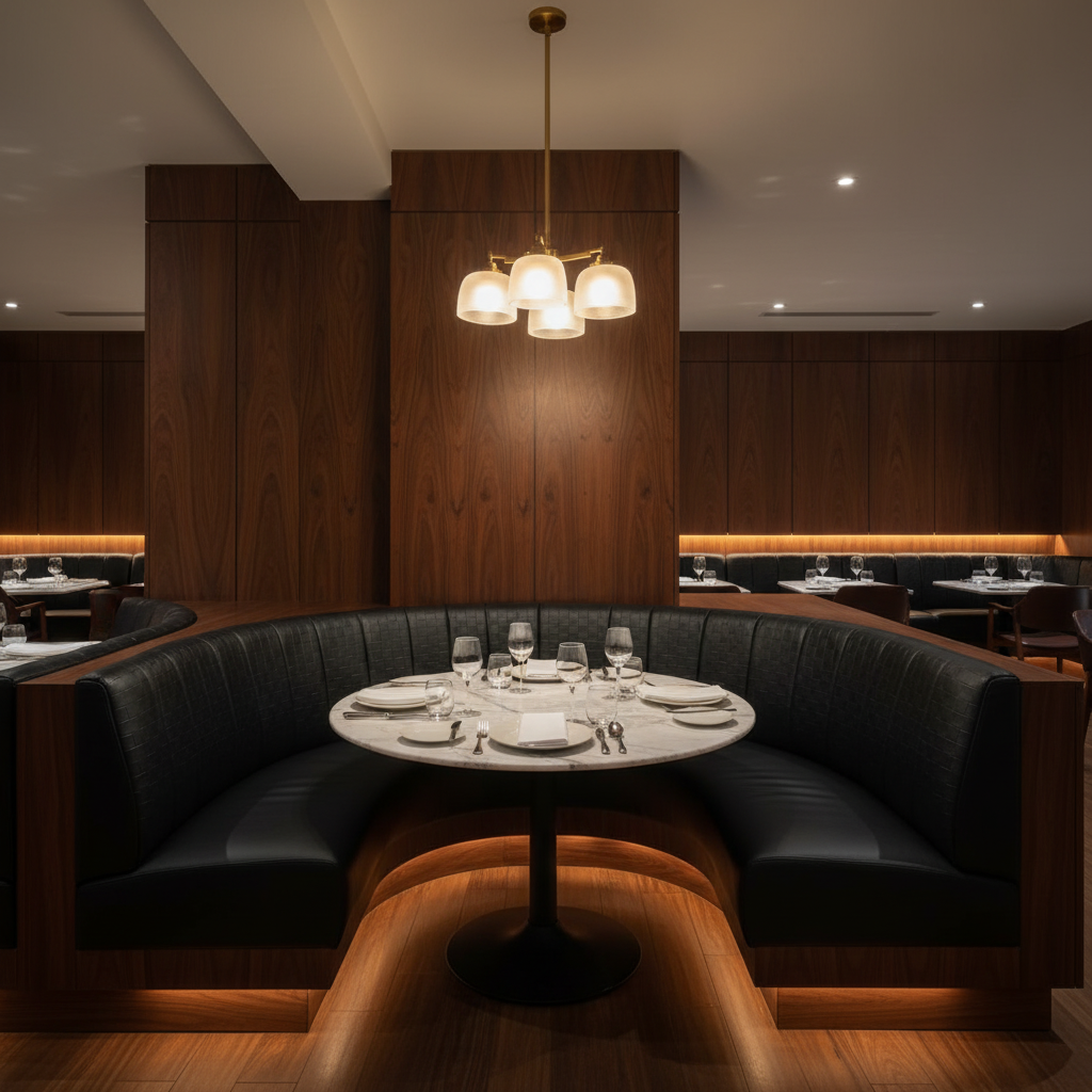 Berretta - Berretta Performance Vinyl Upholstered Banquette | Architectural Fabrics