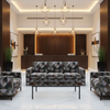 Trellis Bay - Charred Upholstered Sofa | Architectural Fabrics