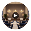 Fairford Vinyl | Hollywood Wallcoverings Circular Swatch | Hollywood Wallcoverings