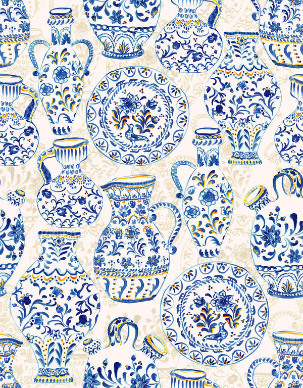 Fajalauzas Blue Wallcovering | Tres Tintas