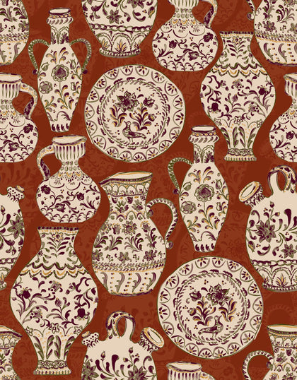 Fajalauzas Garnet Wallcovering | Tres Tintas