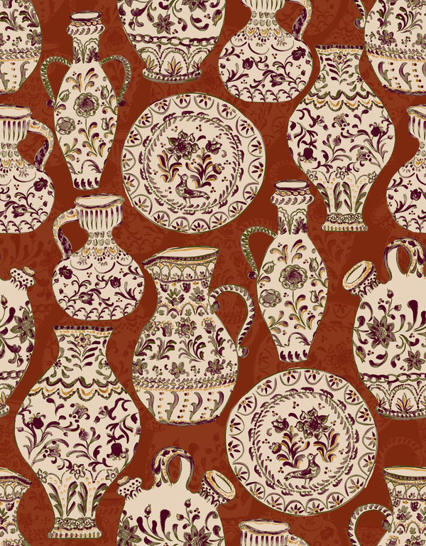 Fajalauzas Garnet Wallcovering | Tres Tintas