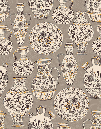 Fajalauzas Grey Wallcovering | Tres Tintas