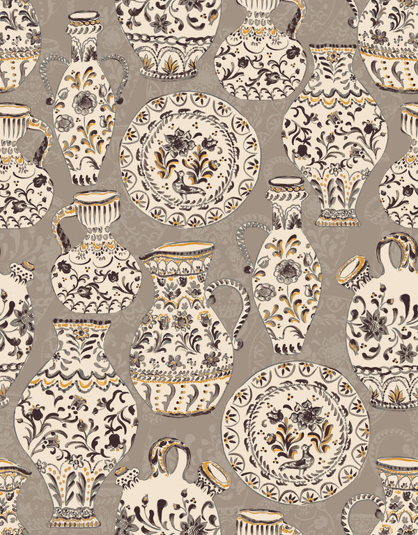 Fajalauzas Grey Wallcovering | Tres Tintas