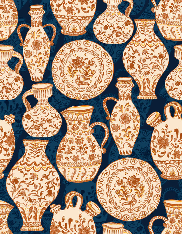 Fajalauzas Mazarine Wallcovering | Tres Tintas
