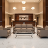 Fine Pebble Grain Mushroom Taupe Upholstered Sofa | Architectural Fabrics