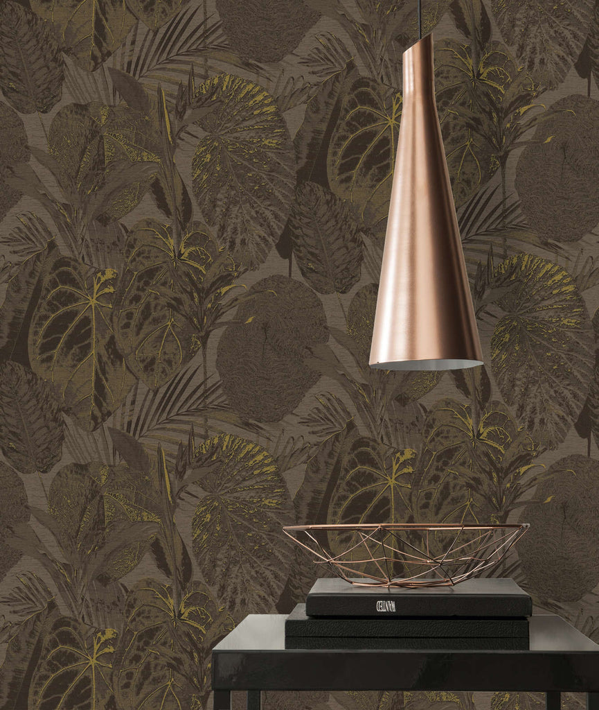 Famous Garden Brown Wallcovering | AS Creation