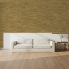 Nantucket Grasscloth Antique Gold Wallcovering | Phillipe Romano room setting