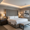 Morant - Ink Upholstered Headboard | Architectural Fabrics