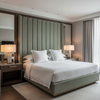 Maho Bay - Pesto Upholstered Headboard | Architectural Fabrics