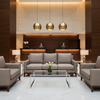Brushed Linen Weave Misty Taupe Upholstered Sofa | Architectural Fabrics