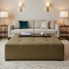 Luxury Cay - Jungle Upholstered Ottoman | Architectural Fabrics