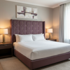 Axis - Axis Etched Polyurethane Upholstered Headboard | Architectural Fabrics