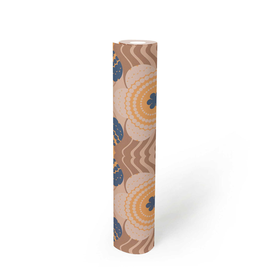Retro Chic Beige Wallcovering | AS Creation