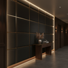 Maya Riviera - Ebony Upholstered Wall Panel | Architectural Fabrics